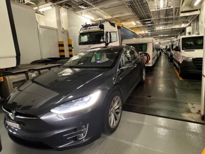 Auf der Fähre nach Norwegen