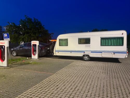 5. Ladestopp am Superchargerstandort Bispingen