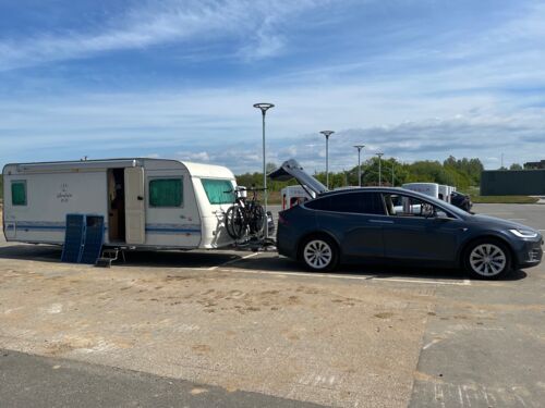 7. Ladestopp am Superchargerstandort Kolding